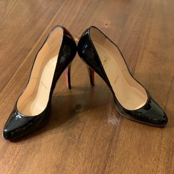 Christian Louboutin Décolleté 868 Black Patent - Picture 5 of 14